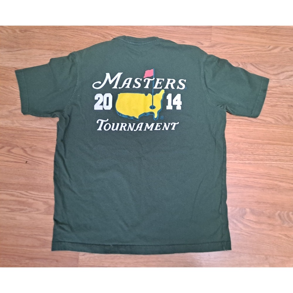 Green Masters Champions T-shirt 2014 Men's Size Medium Please Read Description